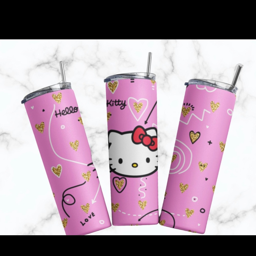 Hello kitty pink tumbler